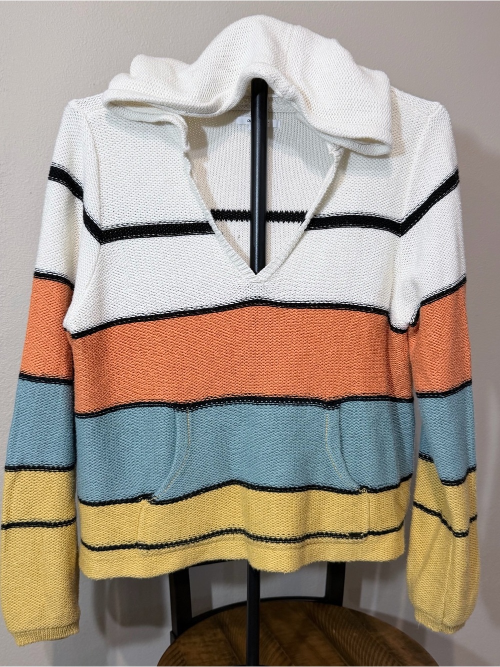 O'Neill Women's Hooded Knit Pullover Sweater in size M